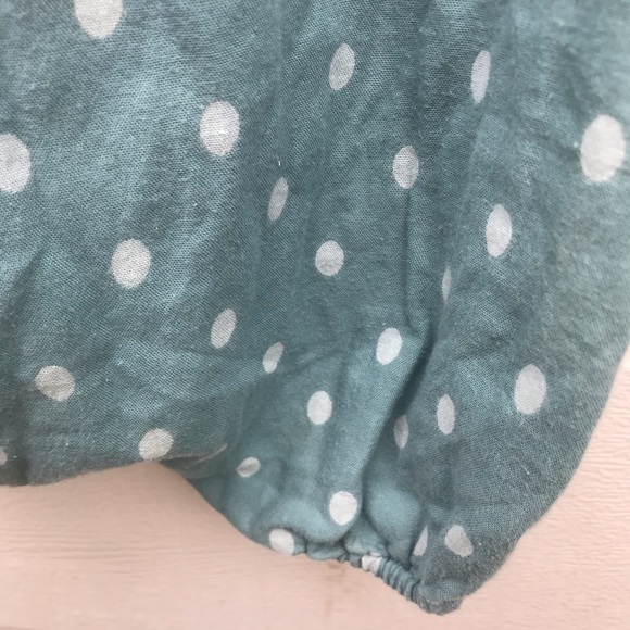BabyGap romper green polka dot 19/24 - Picture 8 of 10